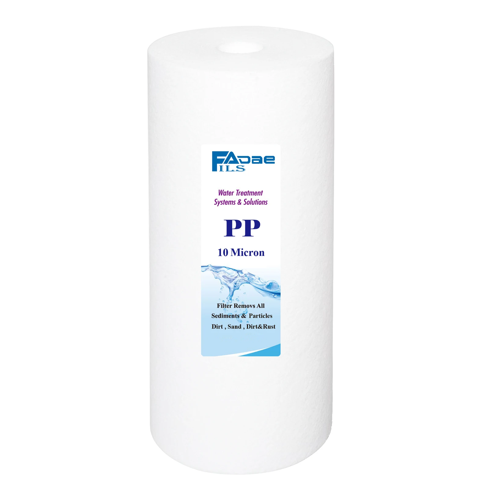 

10-Inch Whole House Big Blue Water Filter 4.5" Dia. x 10" Long Sediment PP Melt Blown Cartridges 10 Micron - 1 PACK