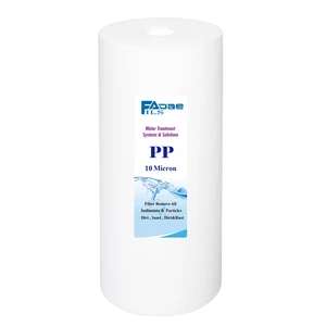 10-дюймовый большой синий фильтр для воды для всего дома диаметром 4,5 дюйма x 10 дюймов, полипропиленовые картриджи для расплава осадка 10 микрон-1 упаковка
