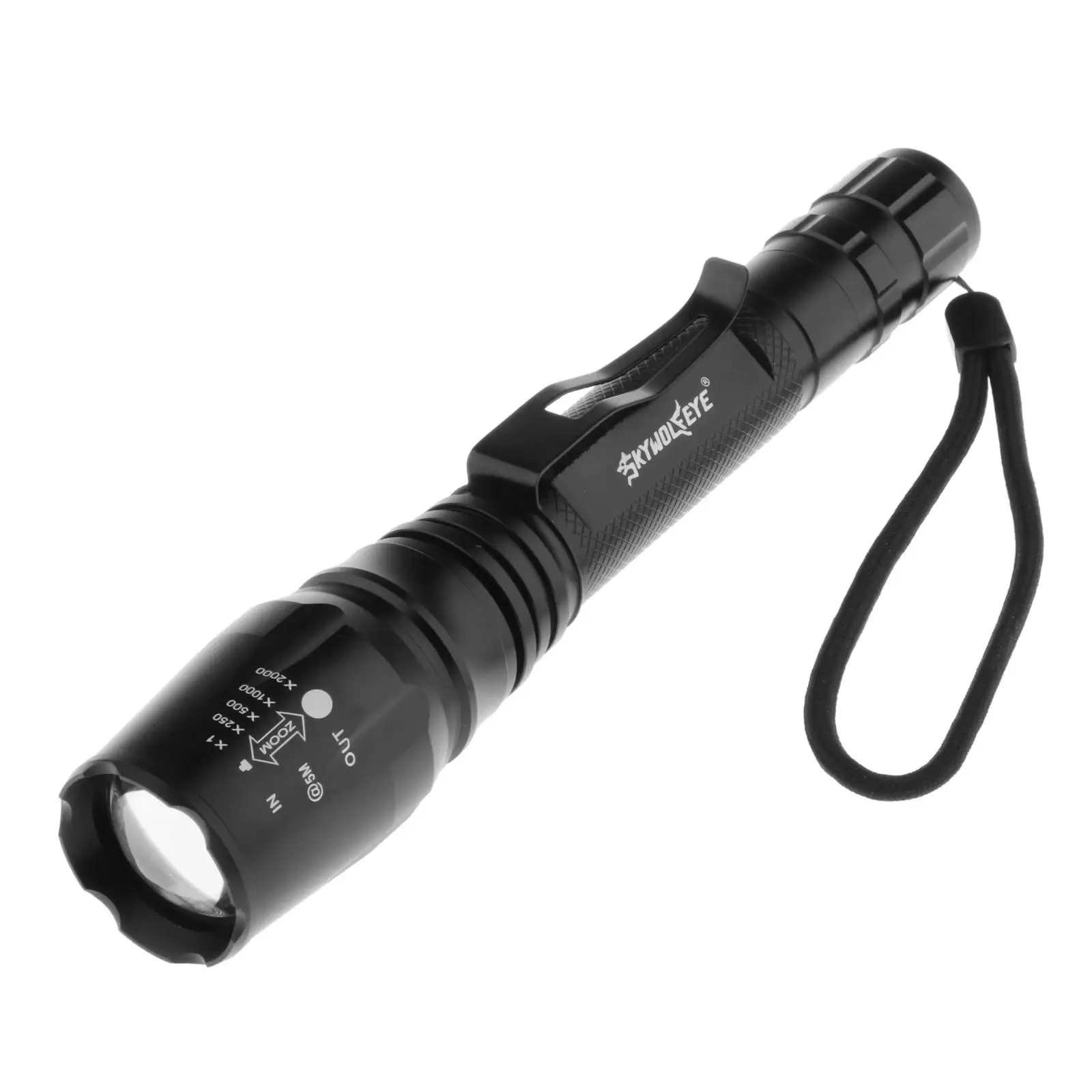 5 режимов Масштабируемые Супер яркая вспышка светильник светодиодный Алюминий