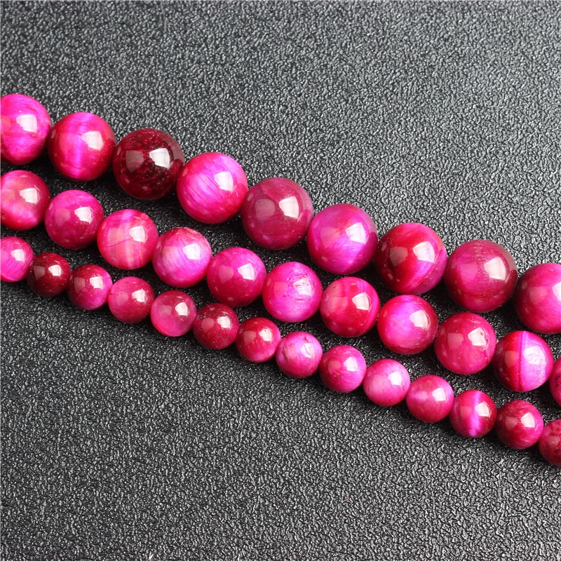 

Natural round bead tiger eye stone collection loose bead 6 / 8 / 10 / 12mm suitable for jewelry making DIY Bracelet Necklace