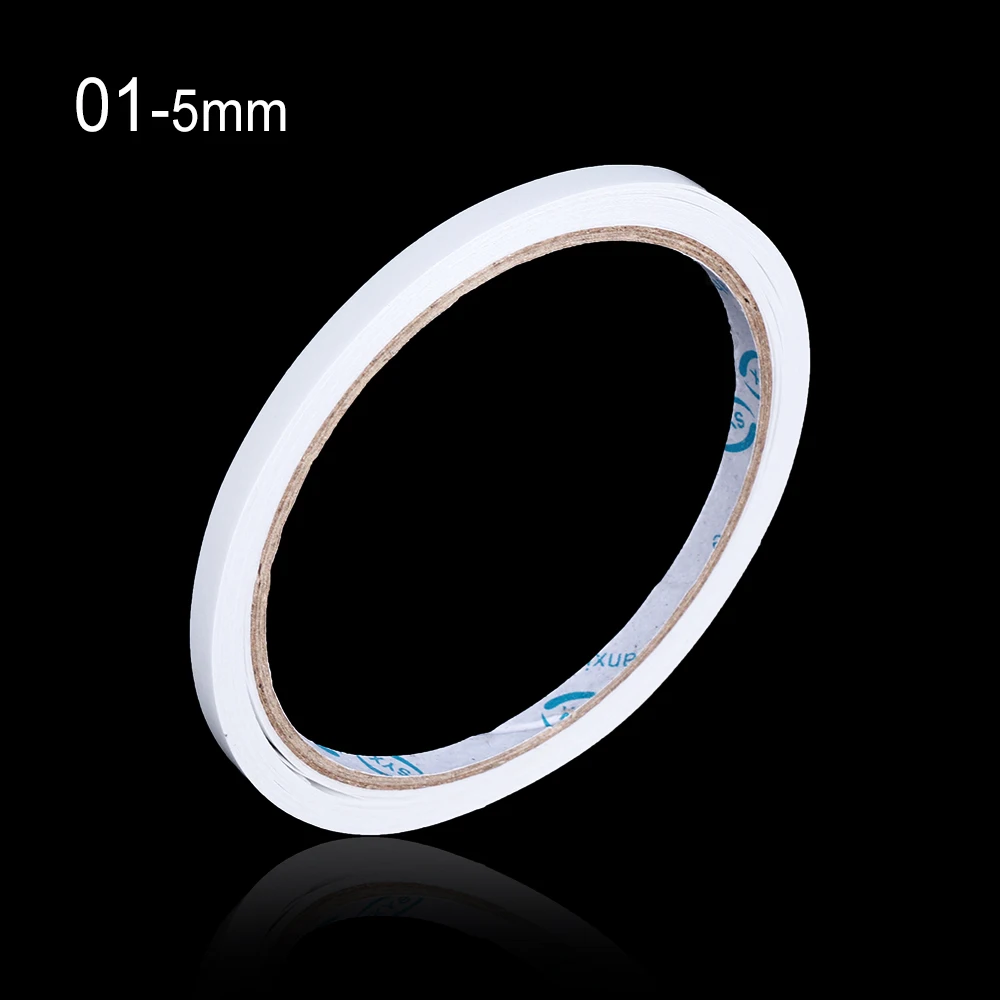 5MM 1 рулон 10 м двухсторонняя белая самоклеящаяся Клейкая Лента крепежная лента Водонепроницаемая бесшовная рукоделие DIY аксессуары инструменты - Цвет: 5MM