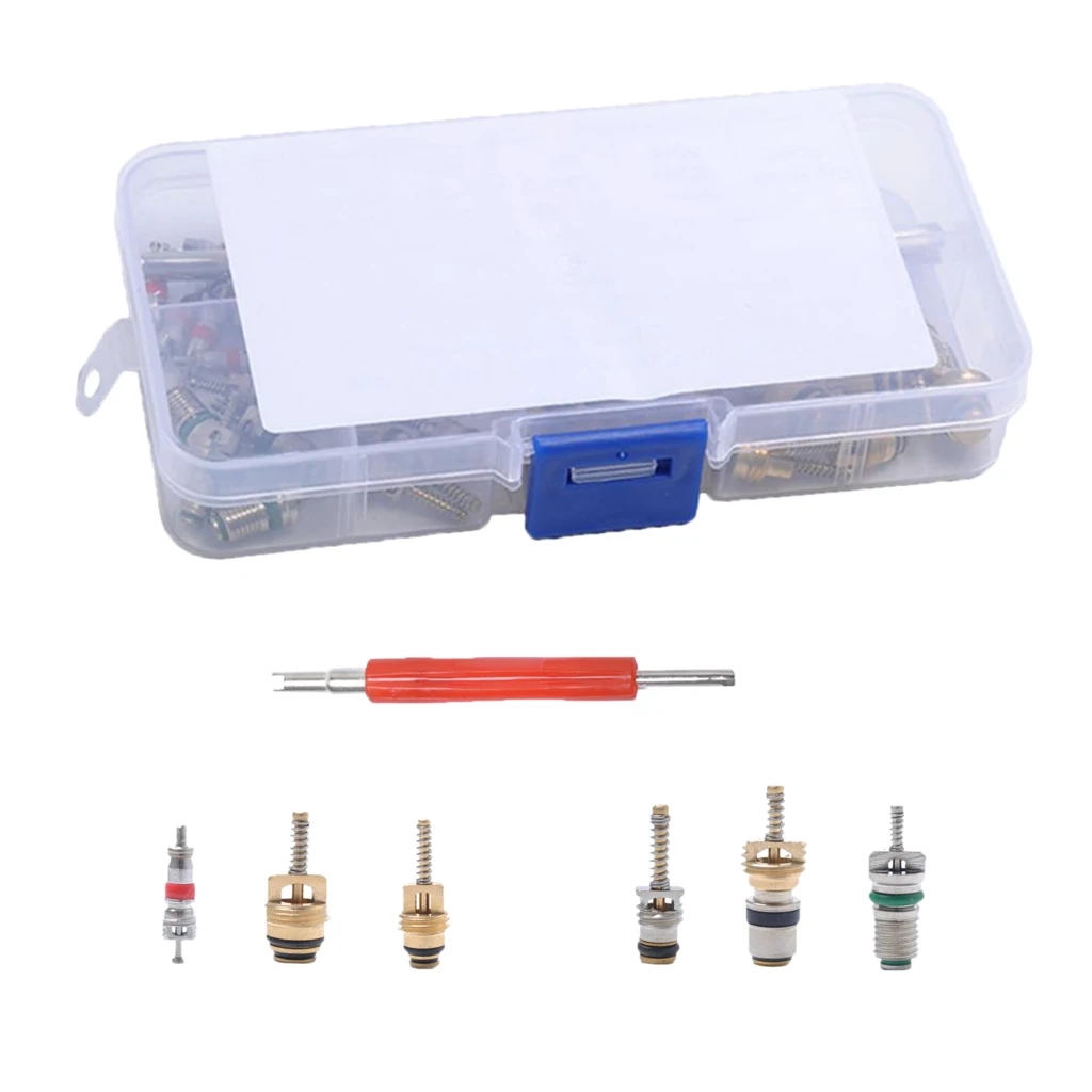 

Brand New Durable 35Pcs R134a Air Conditioning Valve Core Assortment Tool