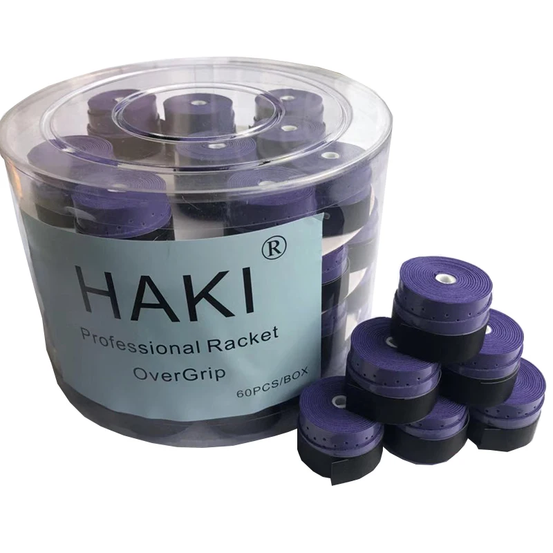 10 шт. HAKI липкие теннисные Захваты Overgrip перфорированные сквош ракетки захват