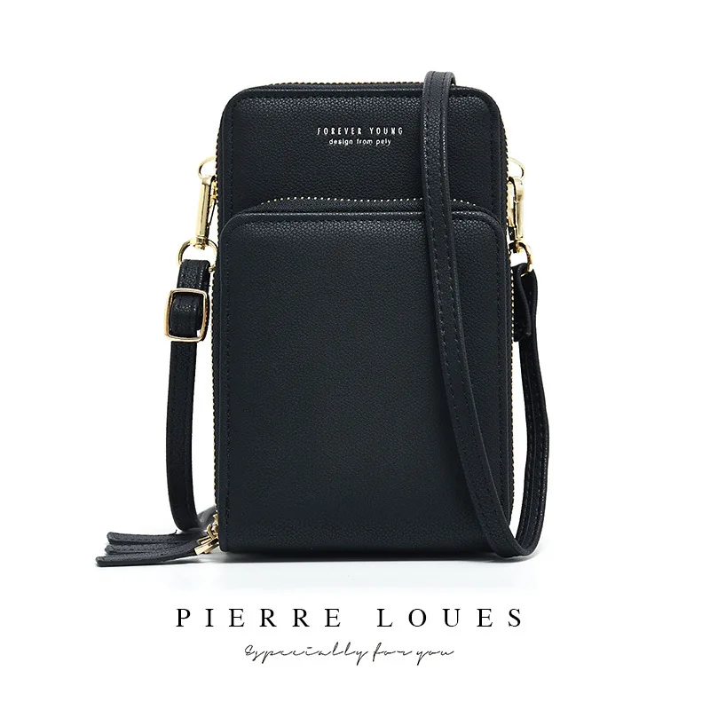 Новая женская сумочка Pierre Louis Корейская версия однотонная Диагональная Сумка