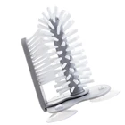 Щетка из щетины для стеклянной шайбы, щетка для очистки стеклянной чашки с присосками, стоячий очиститель стеклянной бутылки для бара