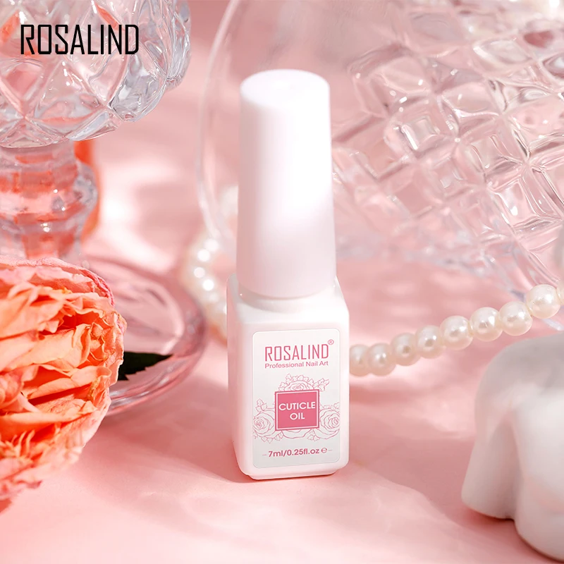 Масло для кутикулы ROSALIND восстанавливающее масло ногтей с розовым ароматом