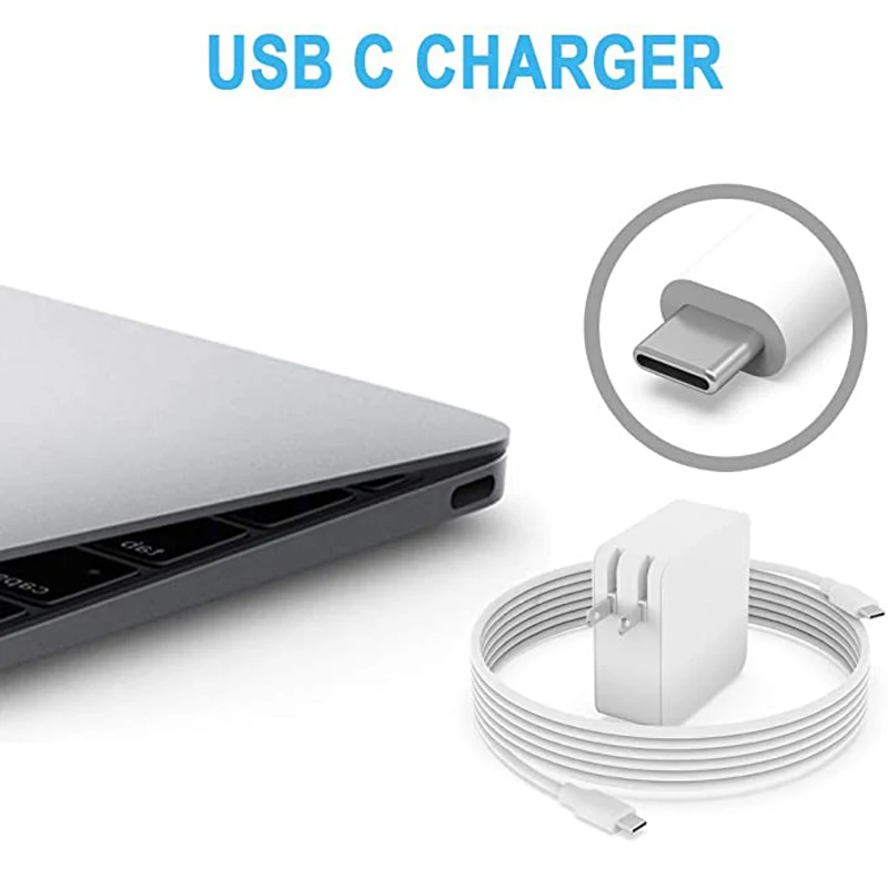 

New Origina 65W Type C AC Charger Power Supply Compatible with Dell Chromebook 5190 Laptop - Adapter Cord