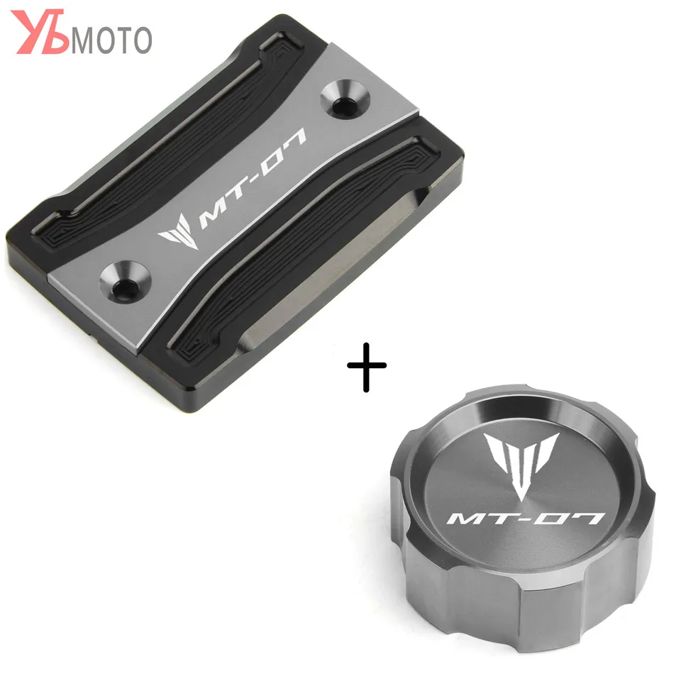 Для Yamaha MT 07 mt07 FZ07 2014 2021 2020 2019 мотоцикла CNC Передняя и задняя Тормозная жидкость