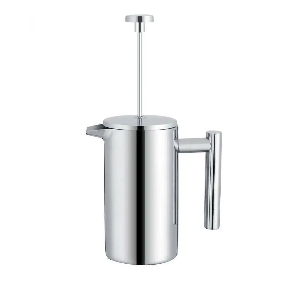 

French Press Coffee Pot Barista Stainless Steel Cafetieres Coffee Tea Filter Coffeeware Plunger Pitcher Maker Coffee Accessories