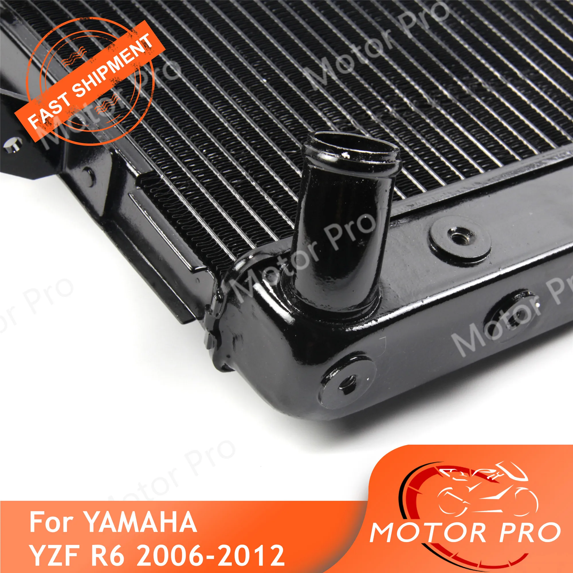 Радиатор для Yamaha YZF R6 2006 - 2012 охлаждающий охладитель аксессуары замены мотоцикла