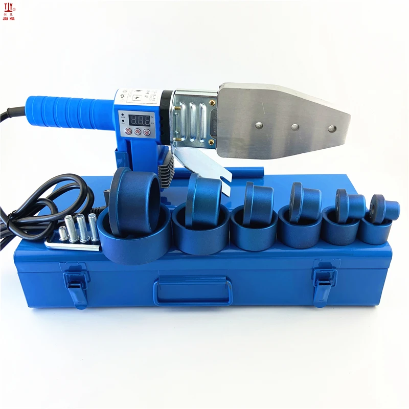 

Free Shipping 20-63mm Digital Temperature Control Plastic Welder Ppr Heating Tool Hot Melt Welding Machine For Plastic Pipes