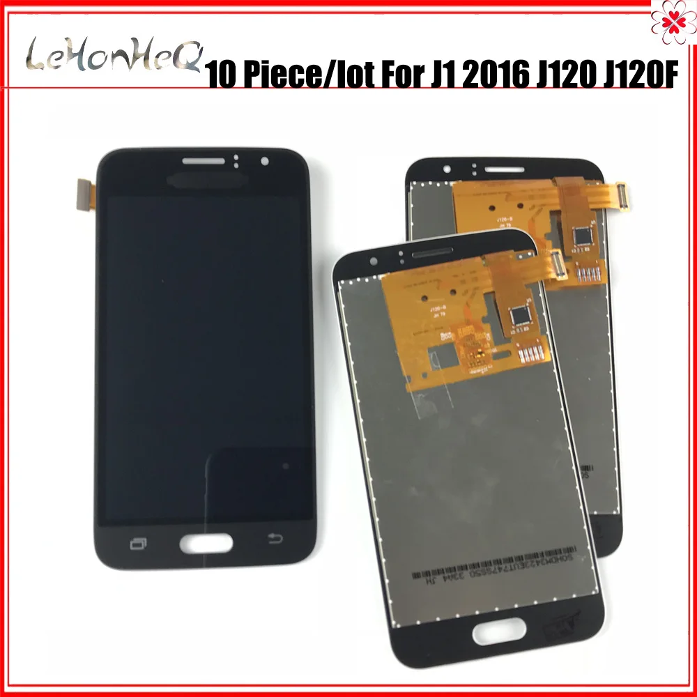 10 шт./лот ЖК дисплей для Samsung Galaxy J1 2016 J120 с сенсорным экраном дигитайзер в сборе