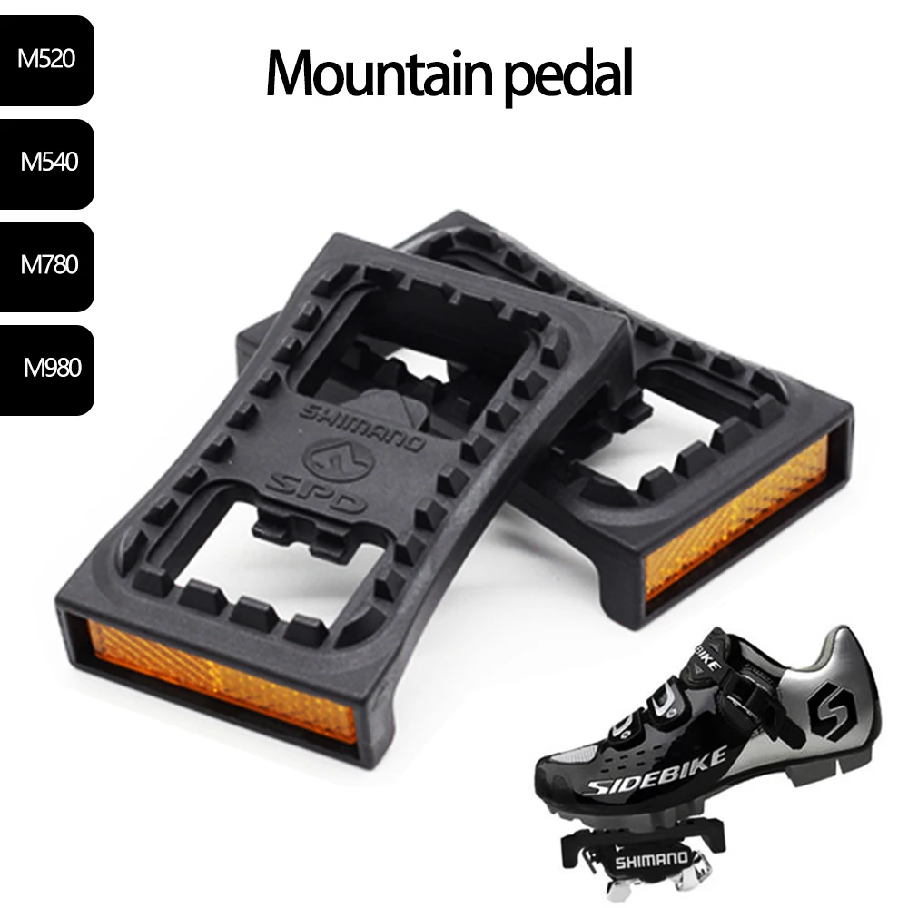 1 пара велосипед педали для Shimano M520 M540 M780 M980 велосипедная планка на плоской