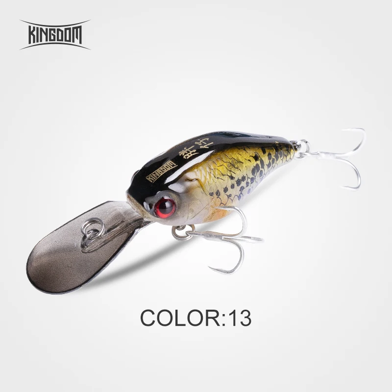 5316-13 Kingdom Fishing Приманка Crankbait Isca искусственная Jerakbait медленное погружение 50 мм 5 г Воблер для мелкой рыбы форель, щука модель приманки 5316 - Цвет: 5316-13