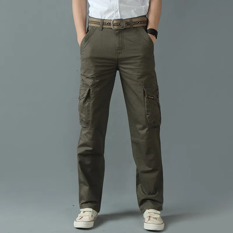 

Jantour 2020 Cargo Pants Men Combat SWAT Army Military Pants Cotton Many Pockets Stretch Flexible Man Casual Trousers 28-38