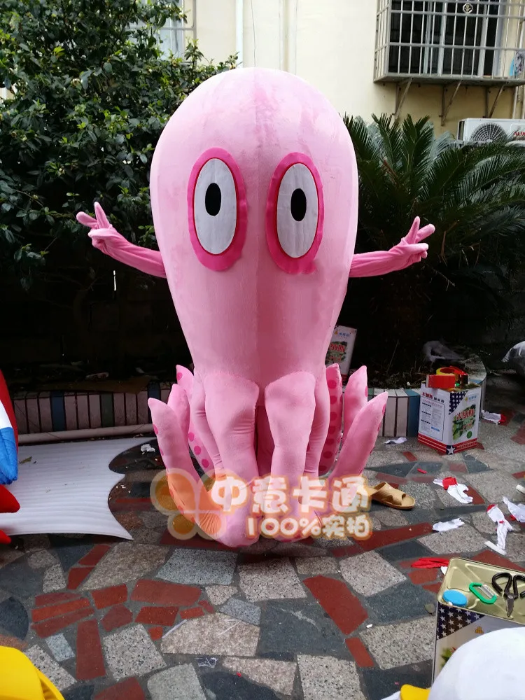 Костюм-талисман осьминог костюмы для косплея вечеринки игры наряды одежда