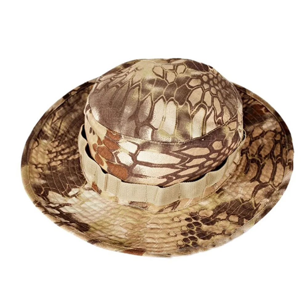 Tactical Spec Caps Sports Climbing Hiking Bucket cap Python black Military Boonie Sun Hat | Спорт и развлечения