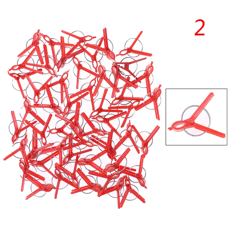 Новый стиль 50 шт в наборе прочный Пластик зажимы для трансплантата виде садовых