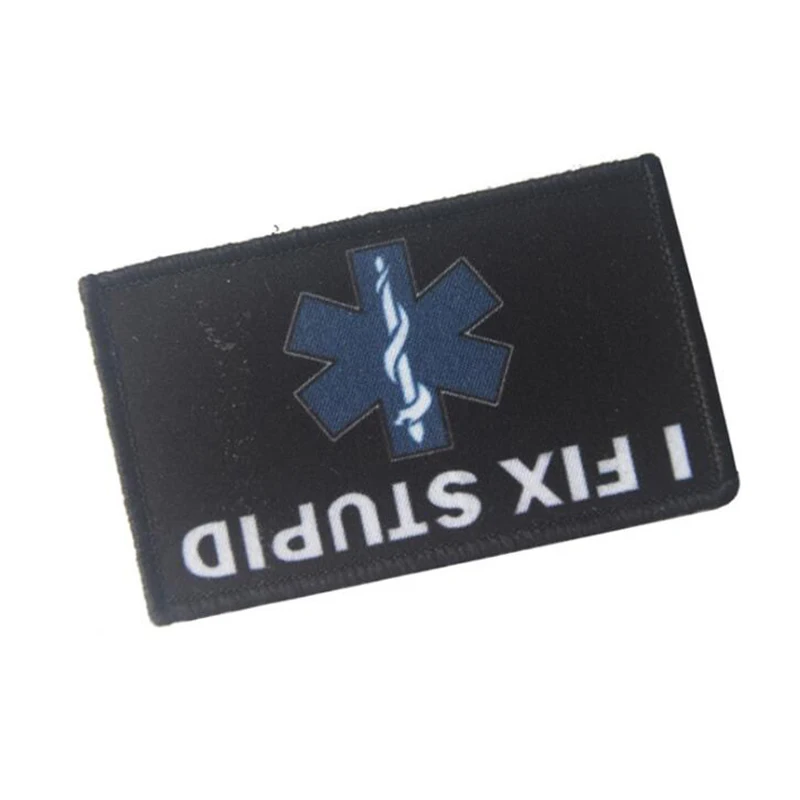 3D вышивальный знак тупой Звездная жизнь медицинская заплата вышивки военный