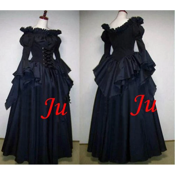 

Medieval Gown Gothic Lolita Punk Fashion Dress Outfit Cosplay Costume Tailor-made[CK677]