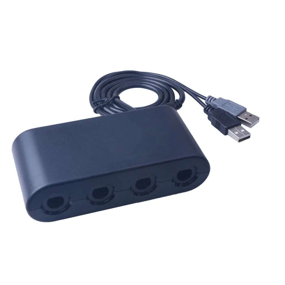 Адаптер Gamecube для контроллеров WiiU конвертер с 4 портами USB и ПК игр несколькими