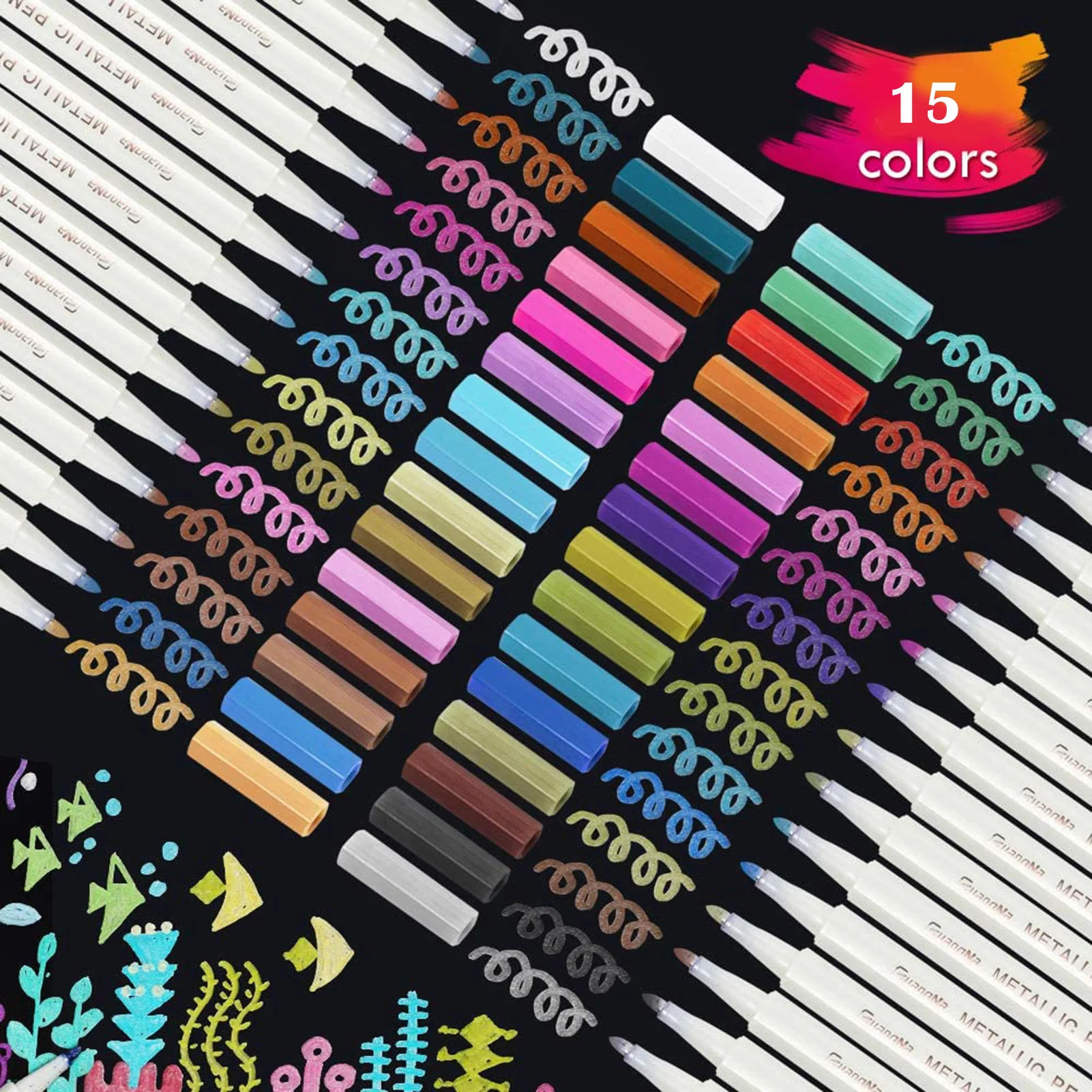 

Фотоальбом «сделай сам», ручка металлического цвета 10/12/15/20/30 цветов, быстросохнущие маркеры для рисования, ручка для подарочных открыток, поделок