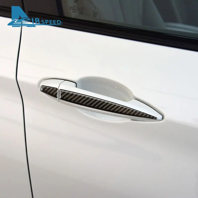 

Наклейка на дверную ручку автомобиля из углеродного волокна для BMW X5 F15 X1 1 Series 2 Gran Tourer F46