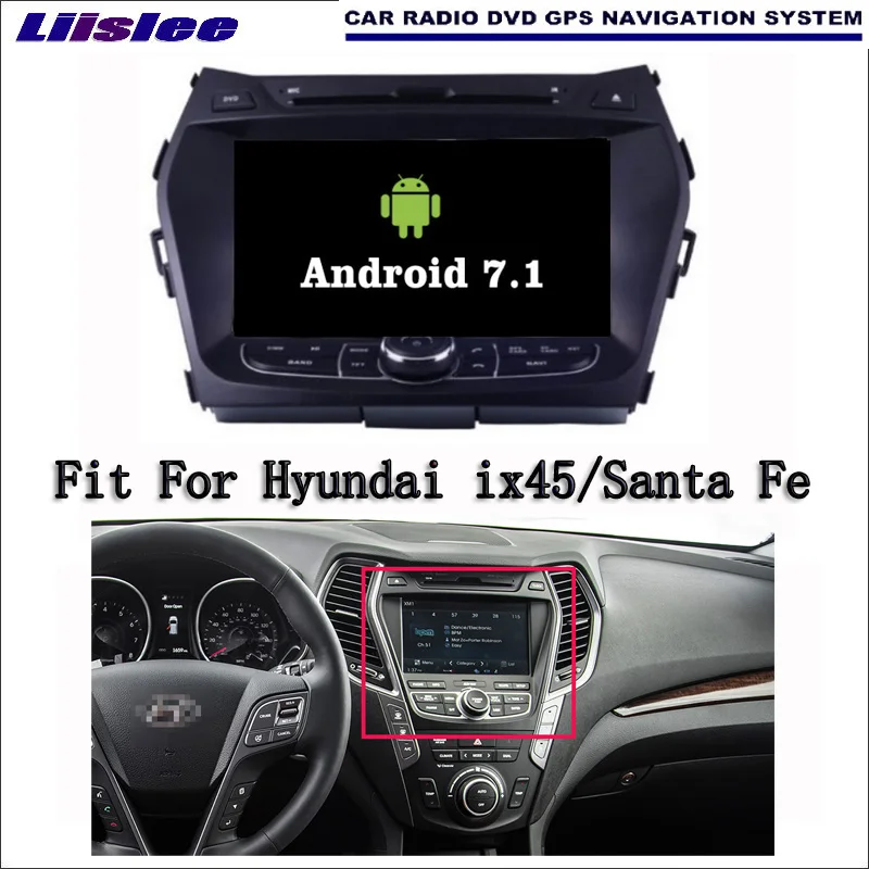 Android 7 1 2G RAM для Hyundai ix45/Santa Fe 2012 ~ 2016 автомобильный Радио Аудио Видео Мультимедиа