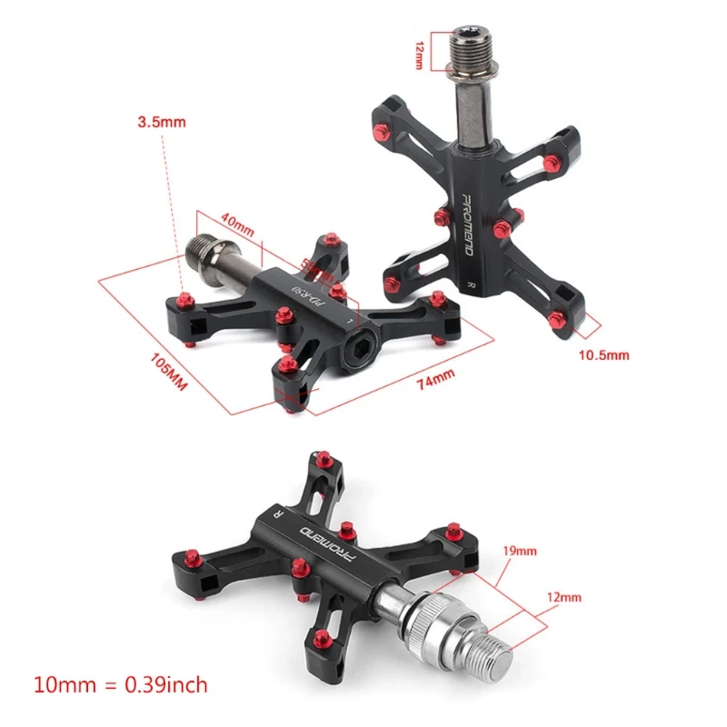 

Bicycle Pedals Platform Quick Release Road Bike Pedals Sealed Bearing Folding Bike Pedal Cycling Accessories