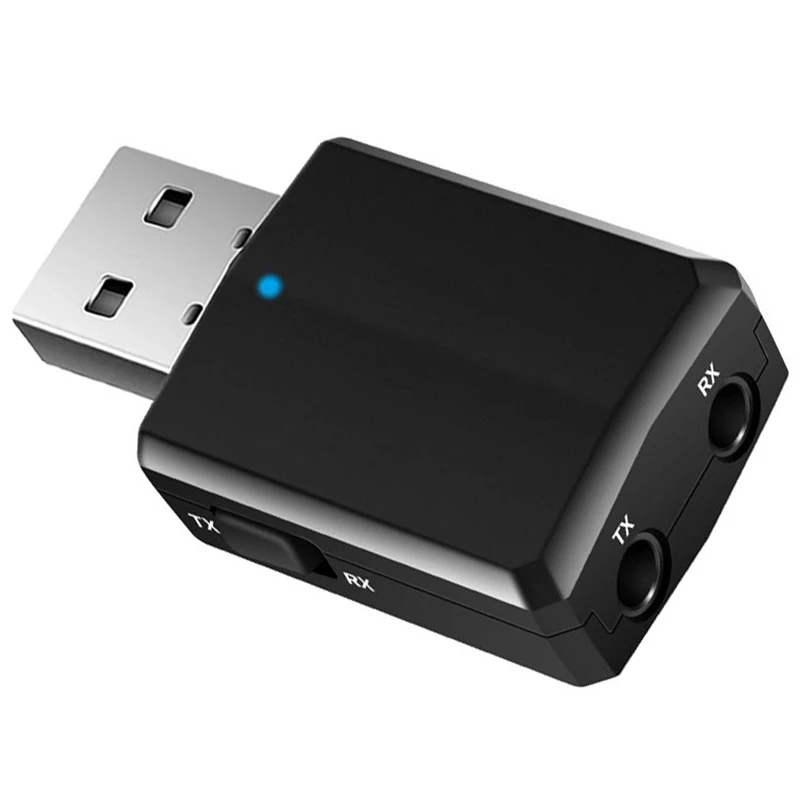 USB Bluetooth 5 0 передатчик приемник адаптер ключ o 3 мм AUX для ПК наушники дома стерео