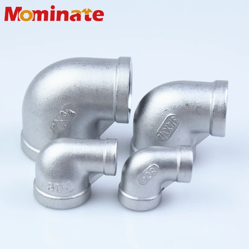 1/4&quot 3/8&quot 1/2&quot 3/4&quot 1&quot 1-1/4” 2“ Female hread Street Elbow 90 Degree Angled 304 Stainless Steel Reducer Pipe Fitting