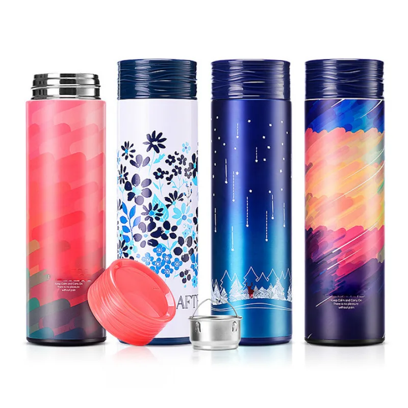 Термос из нержавеющей стали с двойными стенками 450 мл|Вакуумные фляги и термосы| |