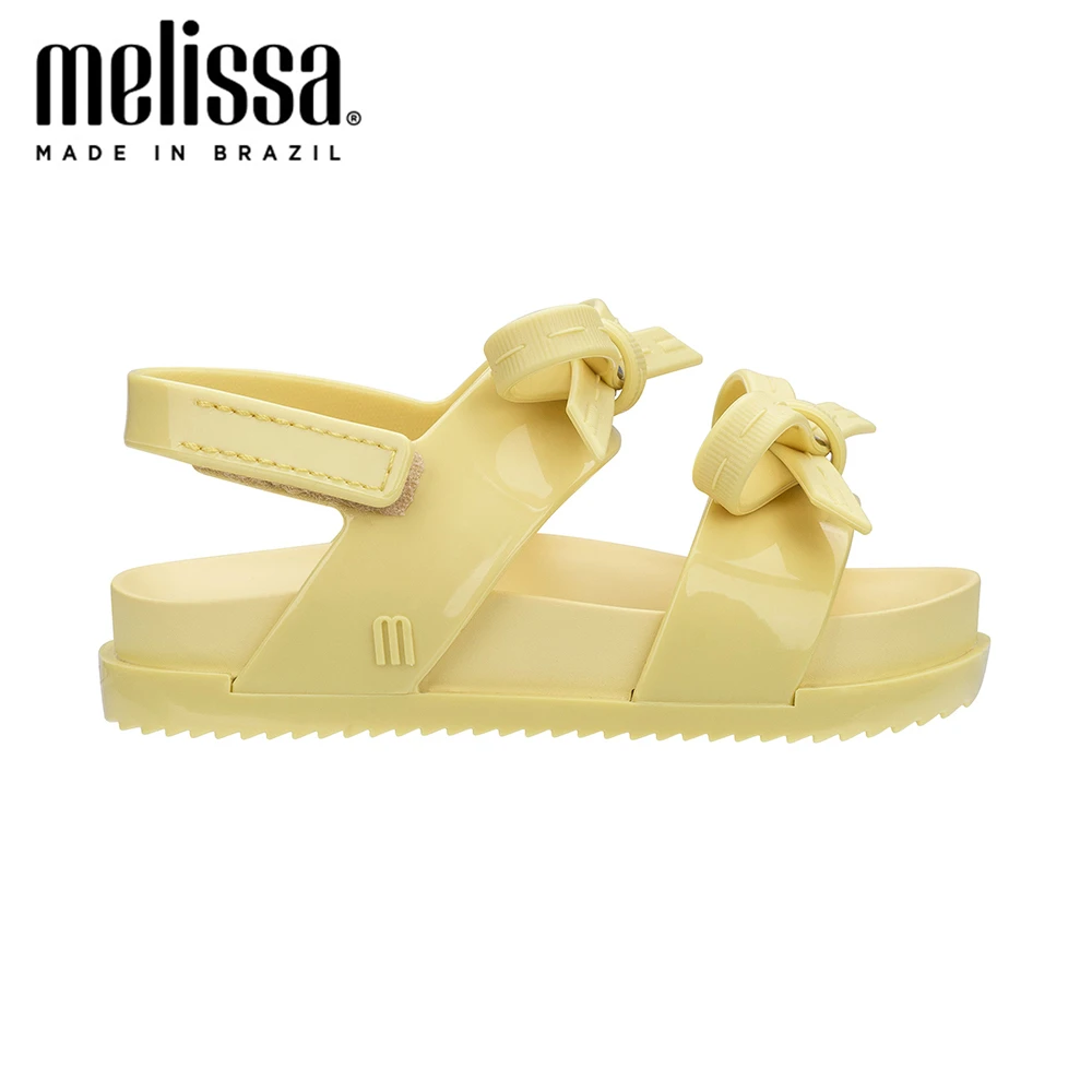 Мини туфли Melissa для девочек с бантом желе космические сандалии + принцессы