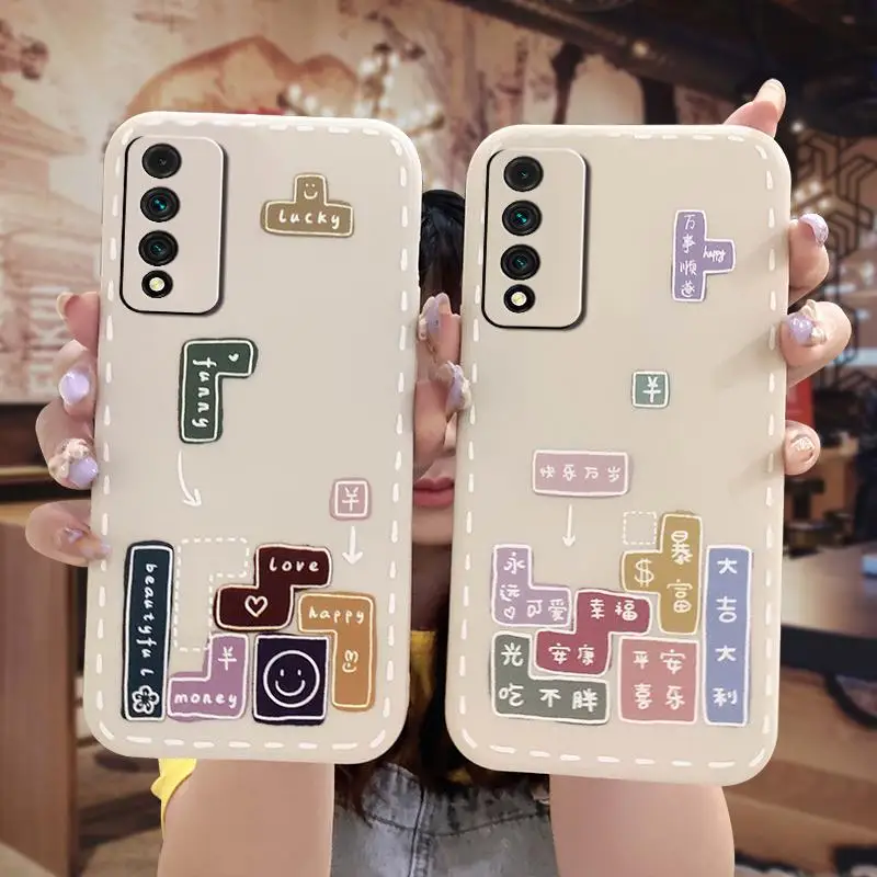 Защитный жидкий силиконовый чехол для телефона Huawei Nzone S7 Pro 5G/Honor Paly5T | Мобильные