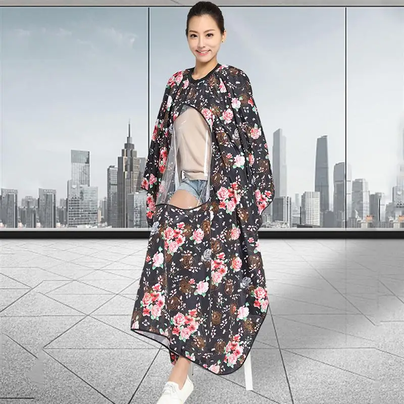 1 шт. модное платье для стрижки волос с принтом инструмент укладки парикмахера