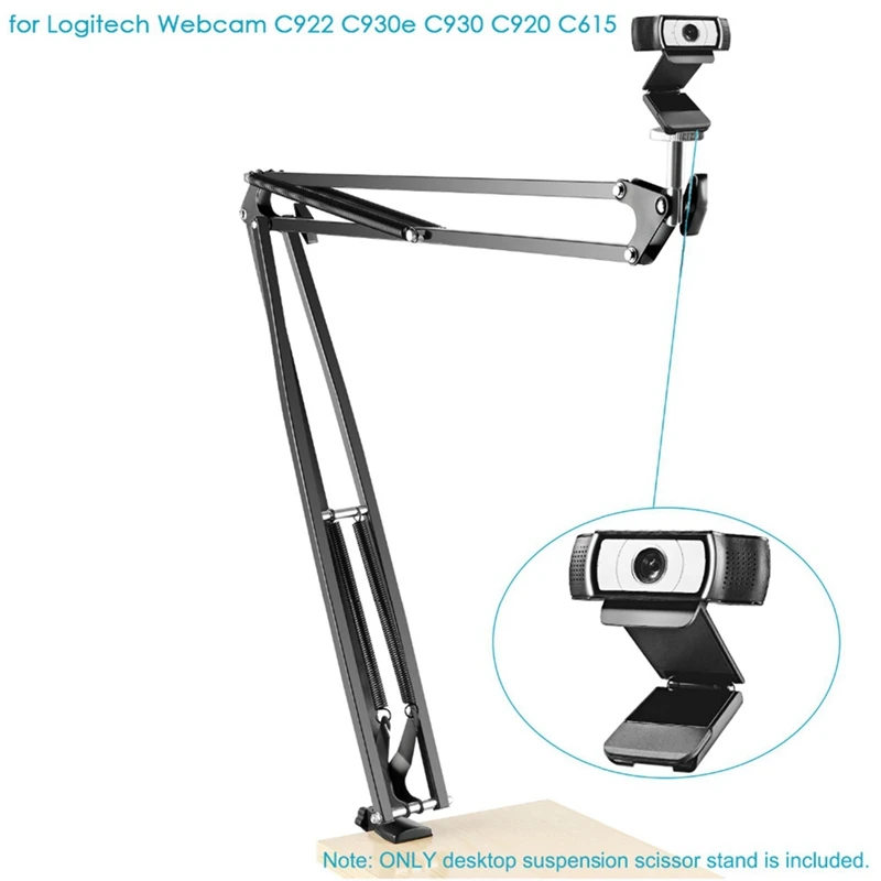 

Recording Webcam Holder Stand Clip Mic Adjustable with Housing Frame Case for GoPro Hero 9,Vlog Protective Cage