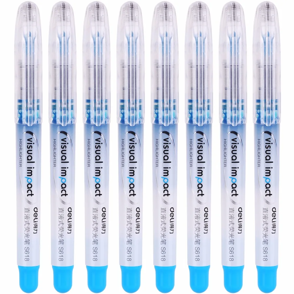 Цветная флуоресцентная ручка DL S618 для обучения чтению ключей ручка-маркер с