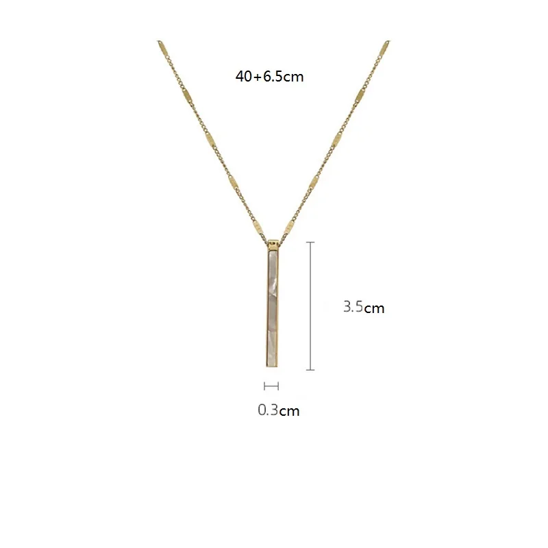 Цепочка с подвеской из титановой стали высокого качества для женщин | Украшения и