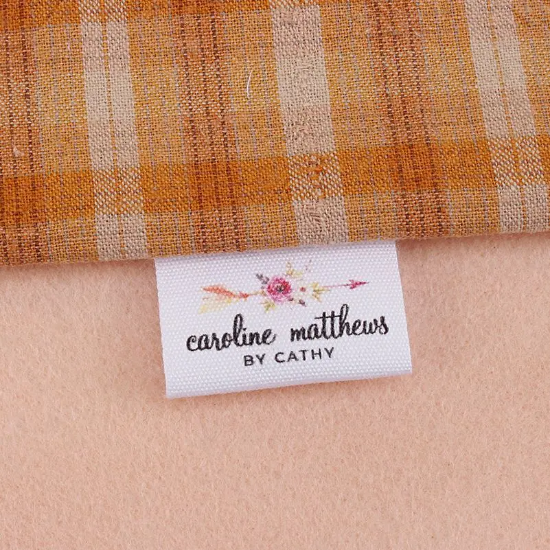 

Custom Sewing Labels, Personalized Tags, Mothers Day Gift, Business Name，100% Cotton, 30mm x 60mm, Washable (MD5055)