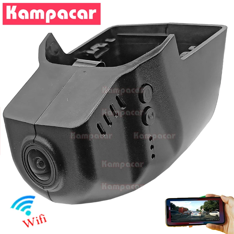 

Автомобильный видеорегистратор Kampacar с Wi-Fi, видеорегистратор для Volkswagen Golf 7 VW Passat B8 Tiguan L Magotan 76 мм 4K 2160P, видеорегистратор