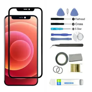 outer front glass touch screen lens replacement tool for iphone 12minipro max mobile phone parts phone repair tools free global shipping