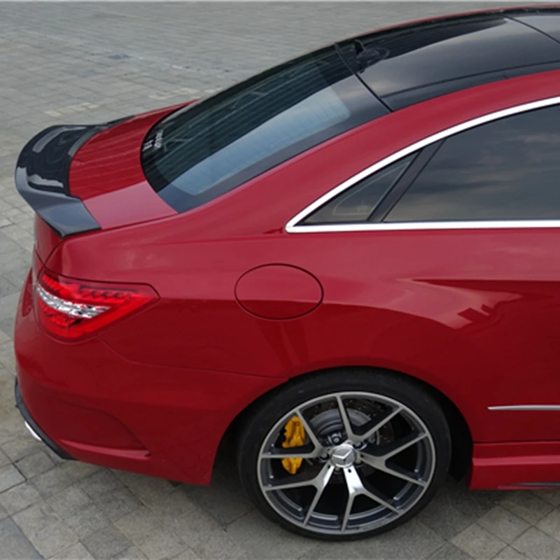 W207 C207 спойлер для багажника из углеродного волокна R Style Wing Для Mercedes E Class Coupe 2010 2016