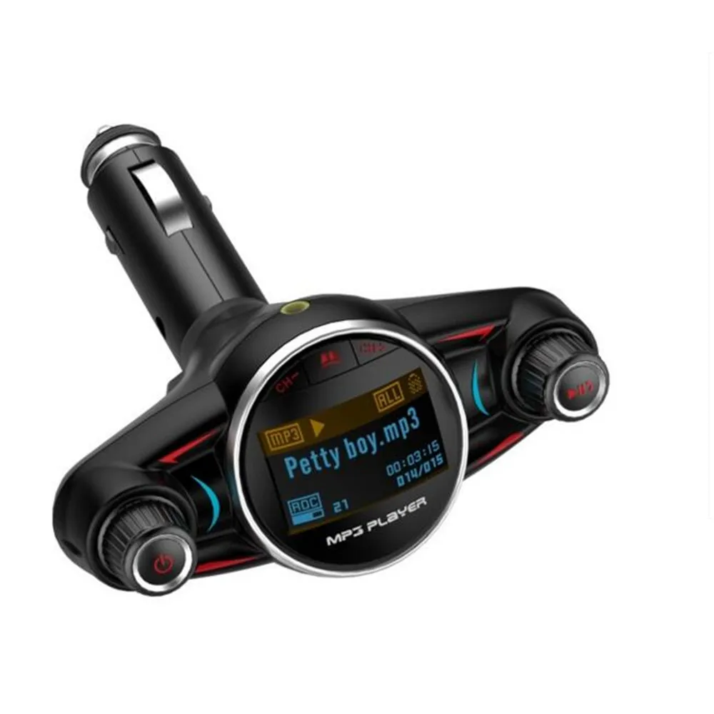 Bluetooth 4 0 автомобильный комплект громкой связи fm-передатчик беспроводной bt08