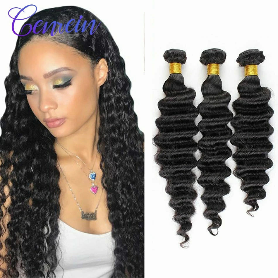 

Бразильские волнистые накладные волосы, пряди с глубокой волной, накладные человеческие волосы, пряди для наращивания, 1/3/4 пряди, сделка 8-30 ...