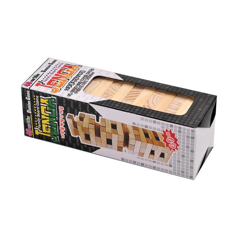 Деревянные строительные блоки в сборе DIY игрушечная Пирамидка для детей Семейная