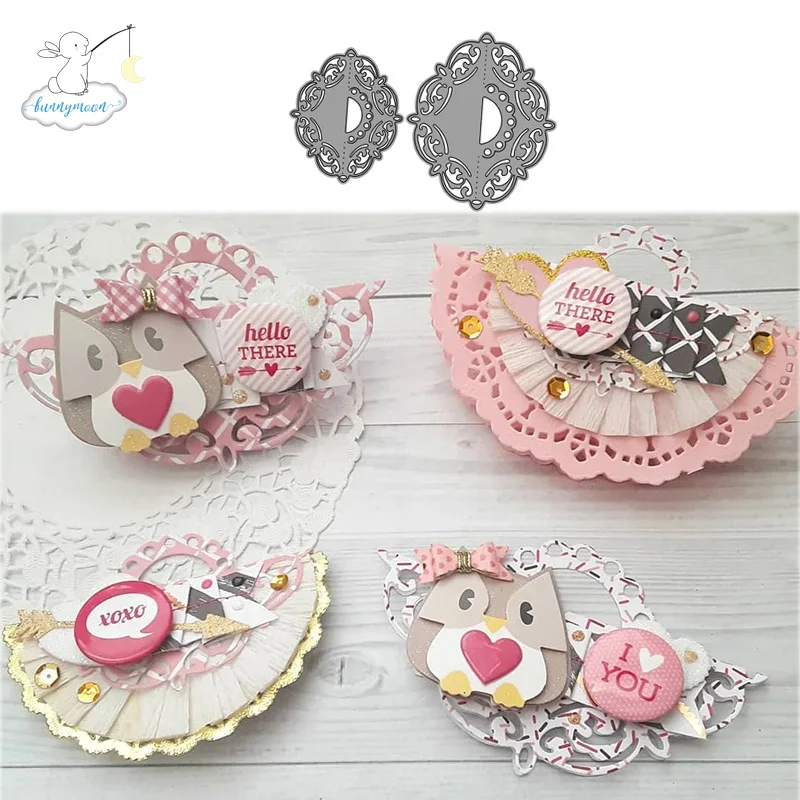 Bunnymoon Цветочная сумка металлические режущие штампы трафарет с тиснением для