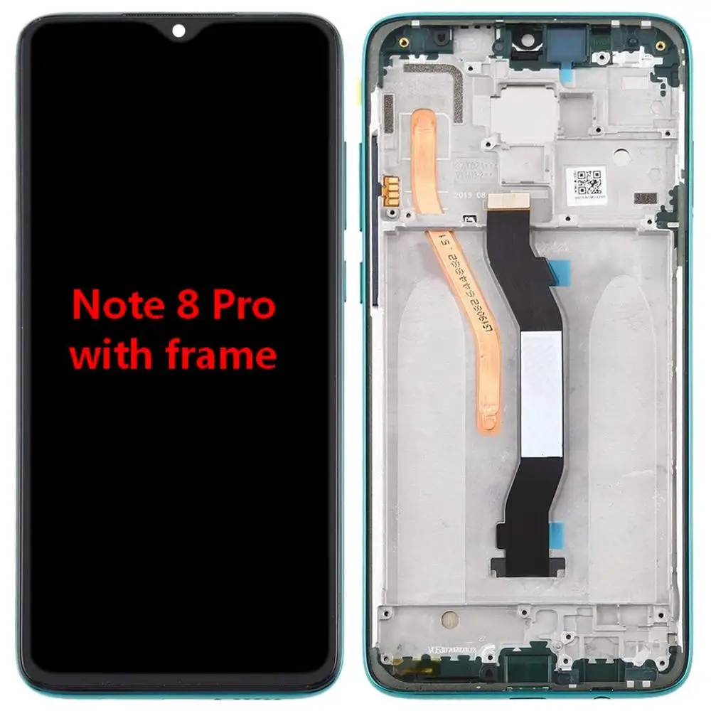 For Xiaomi Redmi note 8 LCD Display with Touch Screen Digitizer Assembly With Frame pro Replacement Parts |