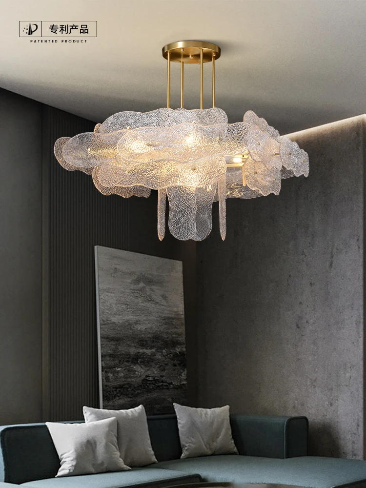 

Люстра медная в стиле постмодерн, роскошная креативная индивидуальная лампа для гостиной, столовой, спальни