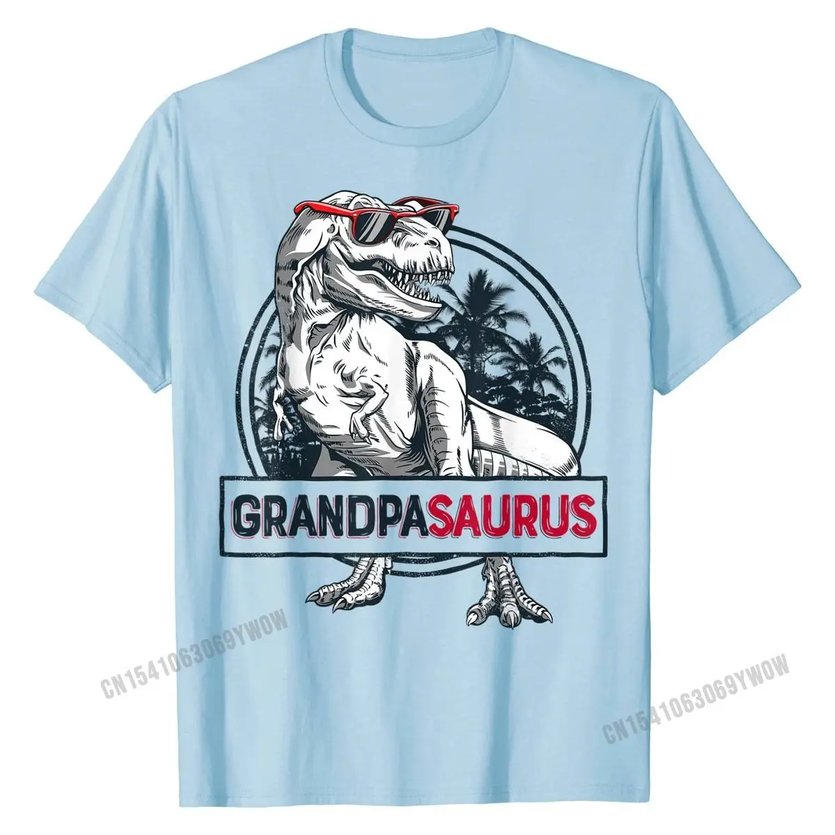 Футболка Grandpasaurus Мужская футболка с Рексом дедушкой сауром динозавром Granddad
