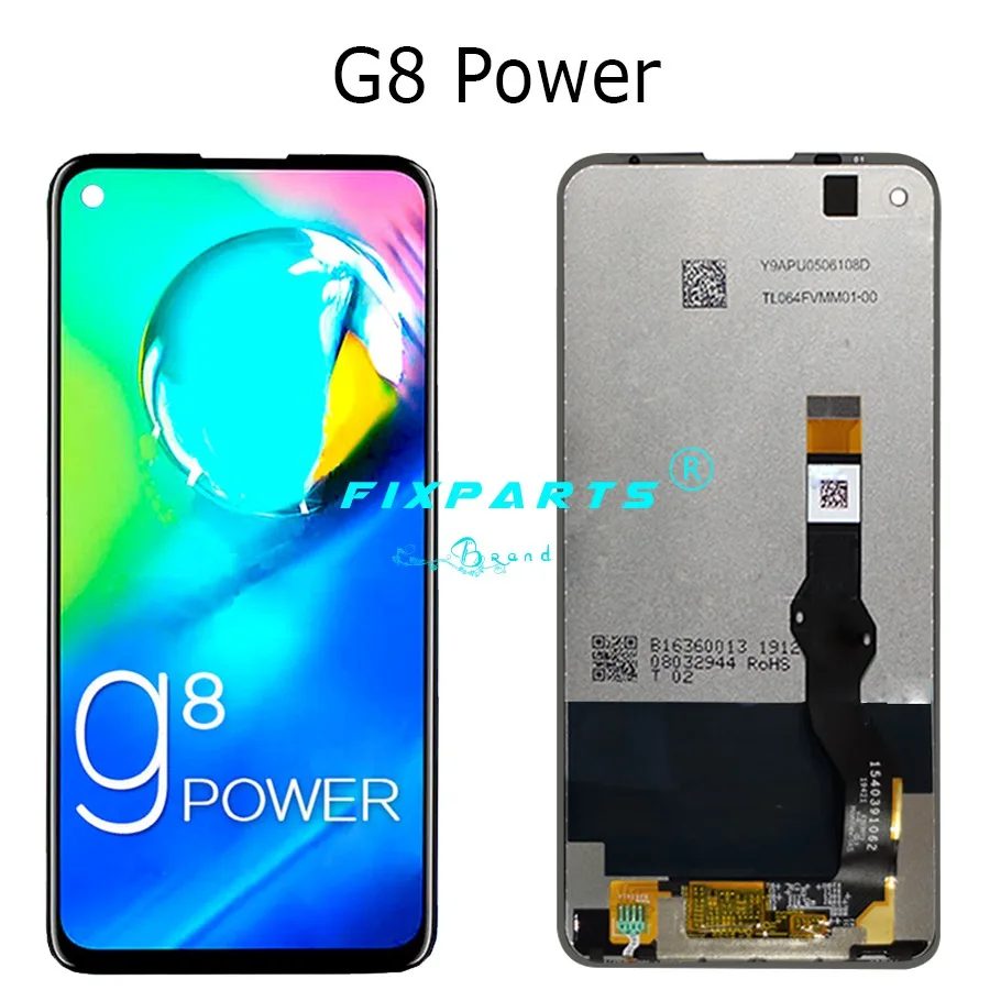 Оригинальный ЖК-дисплей 6 5 дюйма для Motorola Moto G8 Powe Lite сенсорный экран Power